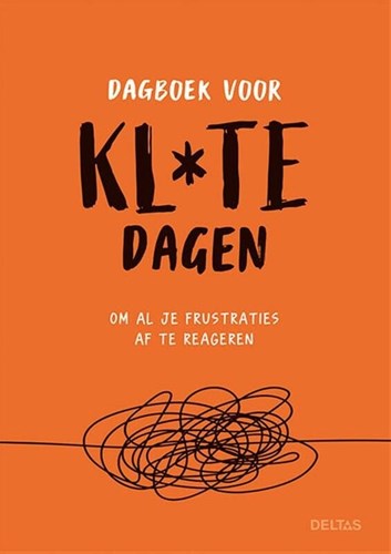 Deltas dagboek frustratieboek oranje - dagboek voor klote dagen
