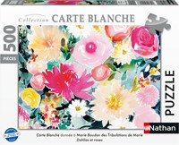 Nathan legpuzzel bloemen 500 stukjes - Dahlias en rozen Marie Boudon-2