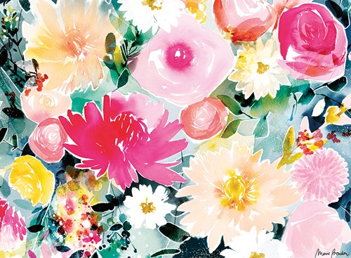 Nathan legpuzzel bloemen 500 stukjes - Dahlias en rozen Marie Boudon