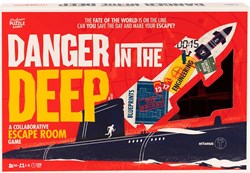 Danger in the Deep escape room spel puzzelboek voor kinderen