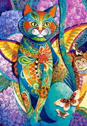 Castorland puzzel Feline Fiesta - 1500 stukjes legpuzzel katten