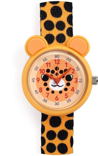 Djeco kinderhorloge guépard - leren klokkijken horloge-2