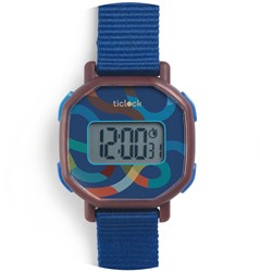 Djeco digitaal horloge Blue volute waterdicht schokbestendig