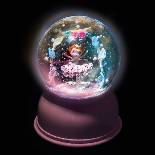 Djeco nachtlampje Ballerina - sneeuwbol glitterlamp voor kinderen-2