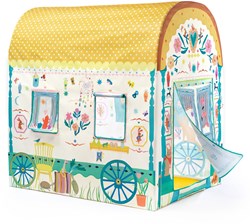 Djeco speelhuis caravan - grote tent voor kinderen caravan speelgoed