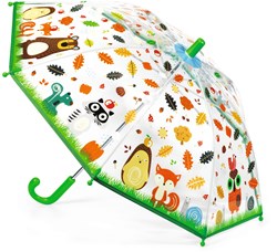 Djeco kinderparaplu Forest Friends - stevige regenbescherming