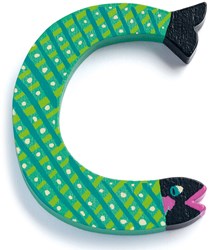 Djeco houten letter C - dierenletter kinderkamer decoratie