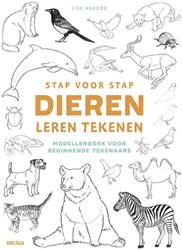 Deltas dieren tekenen boek - stap voor stap dieren leren tekenen