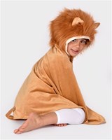 Den Goda Fen cape leeuw verkleedkostuum voor kinderen 3-8 jaar multicolor