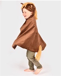 Den Goda Fen cape paard verkleedkostuum voor kinderen 3-8 jaar