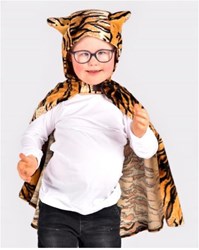 Den Goda Fen cape tijger verkleedkostuum voor kinderen 98-128