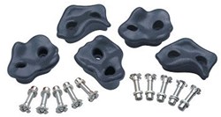 Swingking Klimstenen Set Antraciet, 5st
