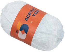 Colorations - Acrylgaren Wit, 50g