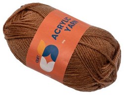 Colorations acrylgaren bruin breigaren 50g voor kinderen