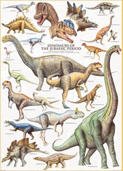 Eurographics puzzel dinosaurus legpuzzel - 1000 stukjes karton
