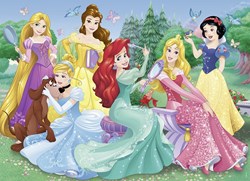 Nathan Disney Princess puzzel - 45 stukjes karton kinderpuzzel