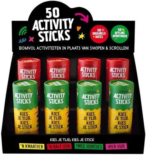 Image Books speelgoed display 50 activity sticks - educatief spel