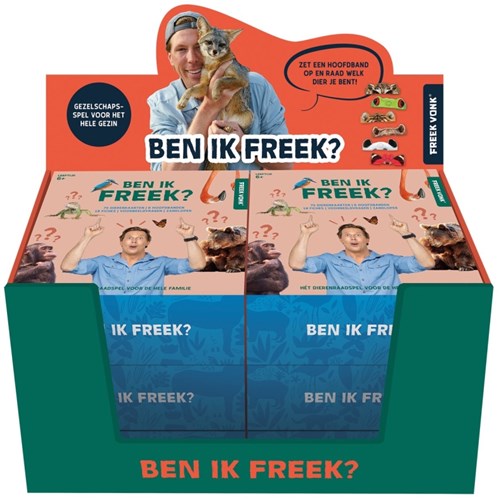 Image Books gezelschapsspel Freek Vonk dieren raadspel display 6 stuks