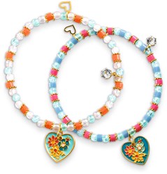 Djeco kralen & sieraden Heart Threading - creatieve armbanden set