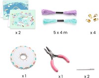 Djeco kralen & sieraden Rainbow Kumihimo armbanden set - creatief speelgoed-2