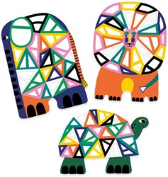 Djeco collage speelgoed Africa - creatief knutselen voor kinderen