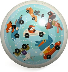 Djeco Traffic bal 22 cm - kleurrijke speelbal voor kinderen