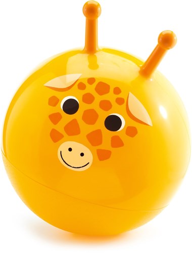 Djeco skippybal geel - Jumpy Gigi springbal speelgoed