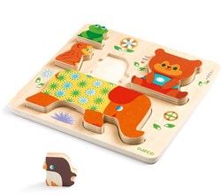 Djeco houten puzzel Woodypile - educatief speelgoed FSC hout