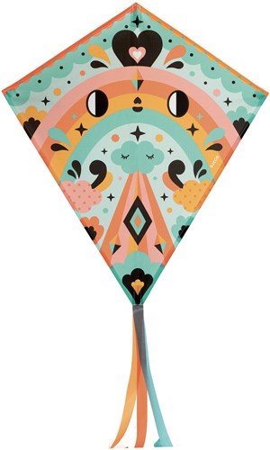 Djeco vlieger Kawaii kleurrijk speelgoed met uil design
