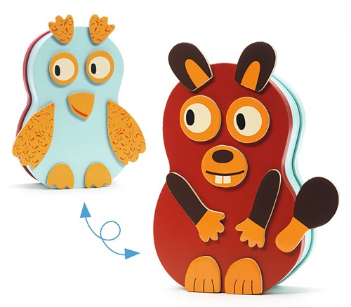 Djeco magneetspel dieren - FSC 100% houten speelgoed-3