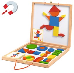 Djeco houten magneten Geoform - FSC 100% educatief speelgoed