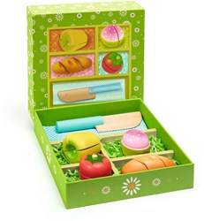Djeco houten picknickset speelgoed - FSC 100% - educatief rollenspel