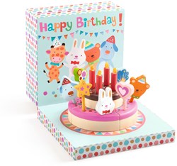 Djeco houten speelgoed Happy Birthday - FSC 100% duurzaam