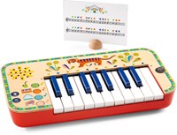 Djeco houten synthesizer animambo - elektronisch muziekspeelgoed FSC