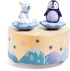 Djeco muziekdoosje Ice park melody - FSC houten speelgoed