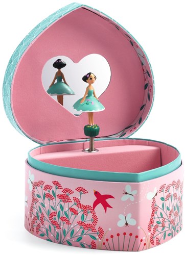 Djeco muziekdoos Mélodie du printemps - FSC MIX houten sieradendoos-2