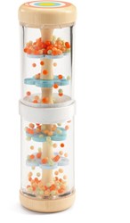 Djeco baby speelgoed regenmaker BabyRaini houten muziekspeelgoed