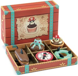 Djeco keukenspeelgoed piraten cakejes speelgoed set