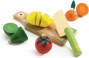 Djeco Houten Keukenaccesspore Groente En Fruit Om Te Snijden djeco kopen in de aanbieding