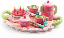 Djeco keukenspeelgoed houten theeservies Lili Rose - FSC 100% - verjaardag