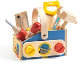 Djeco houten gereedschapskist Minibrico speelgoedset voor kinderen