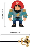 Djeco piraten speelgoedfiguur Arty Toys Ze Piratous - fantasie-2