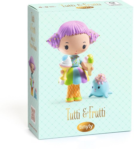 Djeco tinyly speelfiguur Tutti & Frutti - kleurrijk speelgoed-3