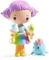 Djeco tinyly speelfiguur Tutti & Frutti - kleurrijk speelgoed