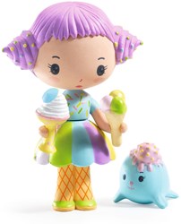 Djeco tinyly speelfiguur Tutti & Frutti - kleurrijk speelgoed