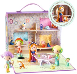 Djeco poppenhuis Bluchka & Indie - draagbaar tinyly huisje FSC MIX