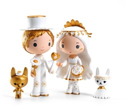 Djeco tinyly speelfiguur Marguerite & Léopold met accessoires