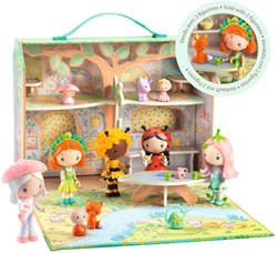Djeco houten poppenhuis Maison des bois Sylvia & fox - FSC MIX