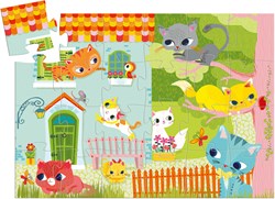 Djeco dieren puzzel Pachat en zijn vrienden - 24 stukjes FSC karton