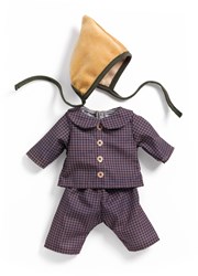 Djeco poppenkleding Ambre - kleding set voor babypoppen katoen